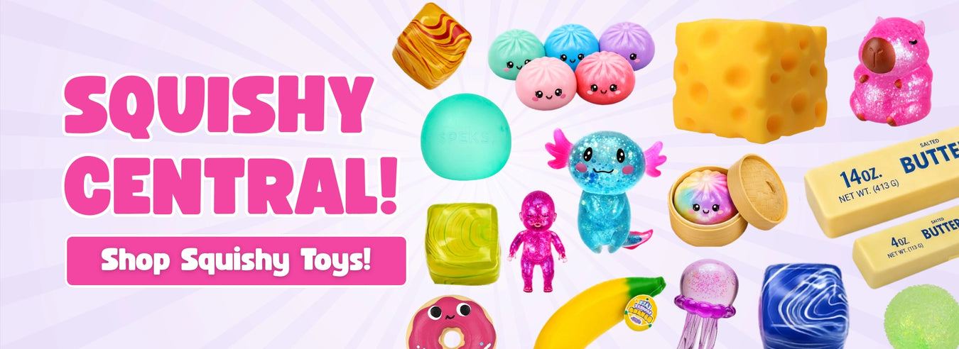 Squishy Central! Shop Squishy Toys available for all ages. 