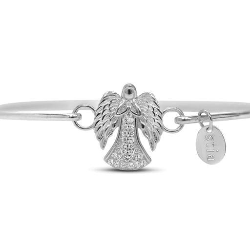 Stia : Pavé Icon Bracelet Guardian Angel - Stia : Pavé Icon Bracelet Guardian Angel