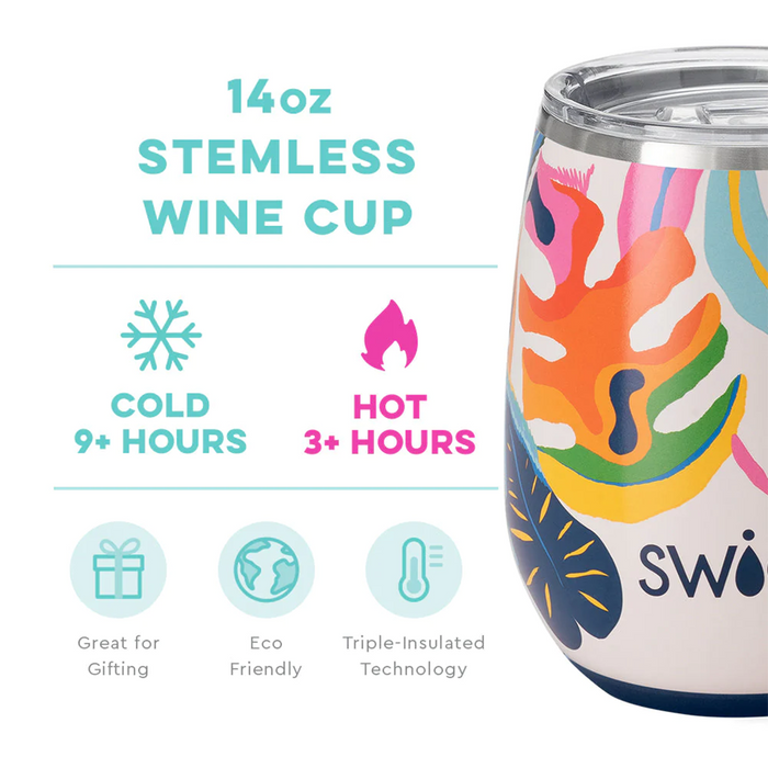 Swig : Calypso Stemless Wine Cup (14oz)