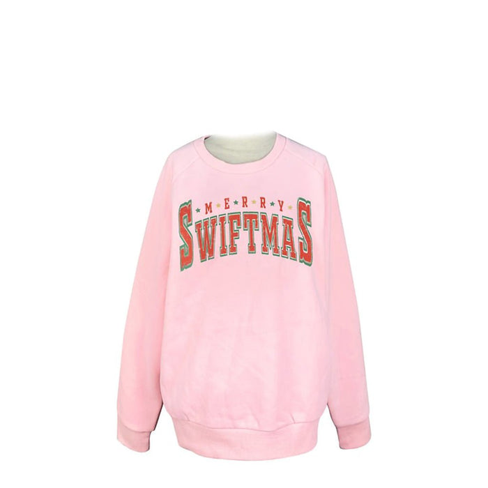 Taylor Swift : "Merry Swiftmas" Sweatshirt - Assorted Sixes - Taylor Swift : "Merry Swiftmas" Sweatshirt - Assorted Sixes