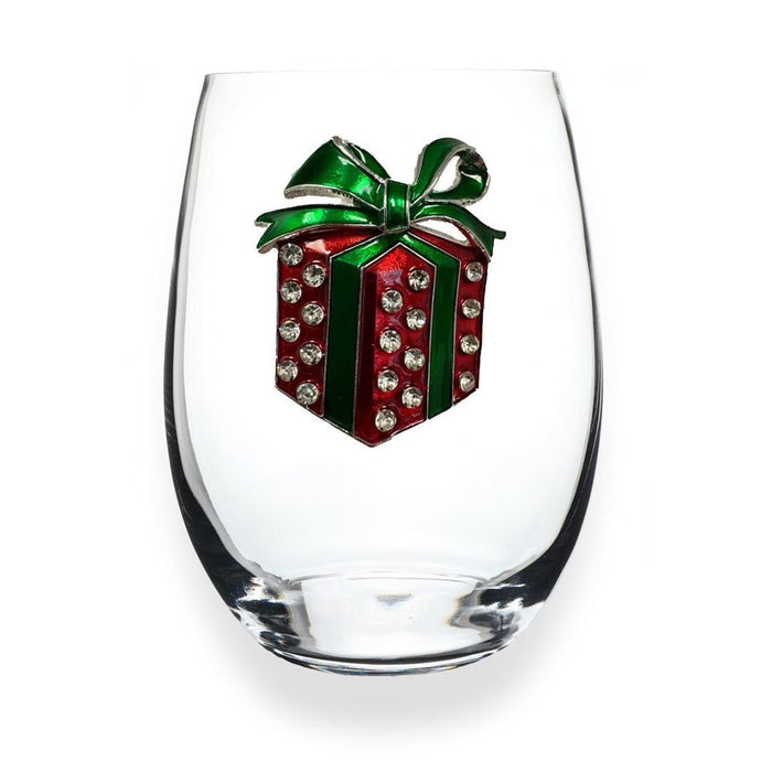 The Queens' Jewels : Holiday Gift Jeweled Glassware – Stemless - The Queens' Jewels : Holiday Gift Jeweled Glassware – Stemless