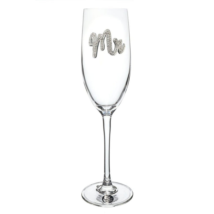 The Queens' Jewels : Mr Jeweled Stemmed Champagne Flute - The Queens' Jewels : Mr Jeweled Stemmed Champagne Flute