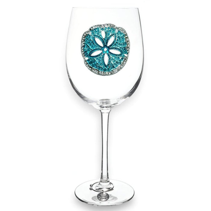 The Queens' Jewels : Sand Dollar Jeweled Glassware – Stemmed - The Queens' Jewels : Sand Dollar Jeweled Glassware – Stemmed