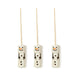 Two's Company : Set of 6 Marshmallows Snowman Sticks in Gift Bag - Two's Company : Set of 6 Marshmallows Snowman Sticks in Gift Bag