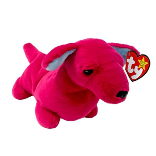 Ty : Beanie Baby - Stretch - The Red Dachshund - Ty : Beanie Baby - Stretch - The Red Dachshund