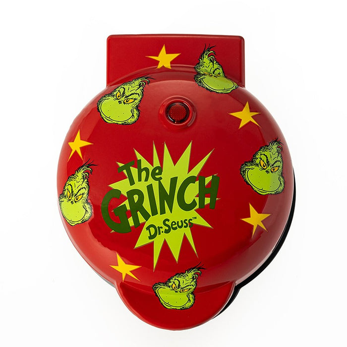 Uncanny Brands : Dr. Seuss Grinch Mini Waffle Maker - Uncanny Brands : Dr. Seuss Grinch Mini Waffle Maker