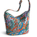 Vera Bradley : Astoria Shoulder Bag - Flowers + Feathers in Cotton Gabardine - Vera Bradley : Astoria Shoulder Bag - Flowers + Feathers in Cotton Gabardine