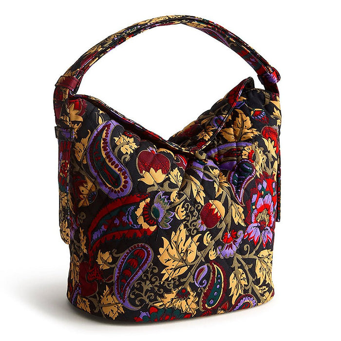 Vera Bradley : Astoria Shoulder Bag - Midnight garden paisley in Cotton Gabardine - Vera Bradley : Astoria Shoulder Bag - Midnight garden paisley in Cotton Gabardine