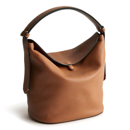 Vera Bradley : Astoria Shoulder Bag - Roasted Pecan in Leather - Vera Bradley : Astoria Shoulder Bag - Roasted Pecan in Leather