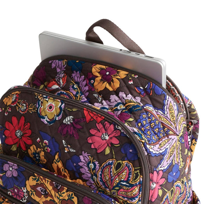 Vera Bradley : Bancroft Backpack - Colorful Bouquet in Cotton Gabardine - Vera Bradley : Bancroft Backpack - Colorful Bouquet in Cotton Gabardine