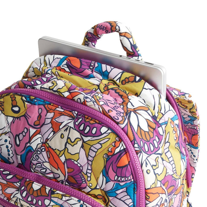 Vera Bradley : Bancroft Backpack - Flutter in Nylon - Vera Bradley : Bancroft Backpack - Flutter in Nylon