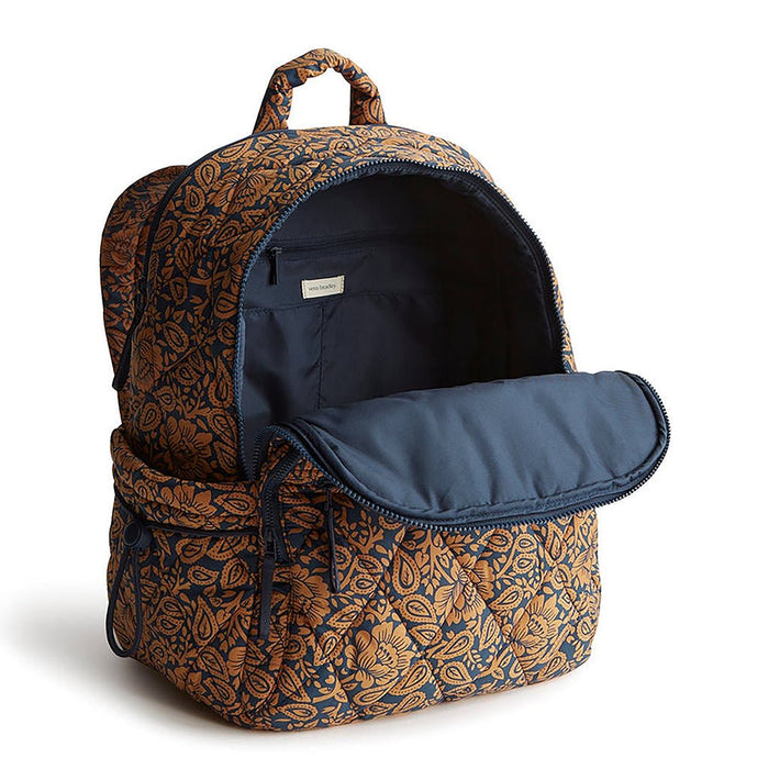 Vera Bradley : Bancroft Backpack - Lotus montage roasted pecan in Nylon - Vera Bradley : Bancroft Backpack - Lotus montage roasted pecan in Nylon