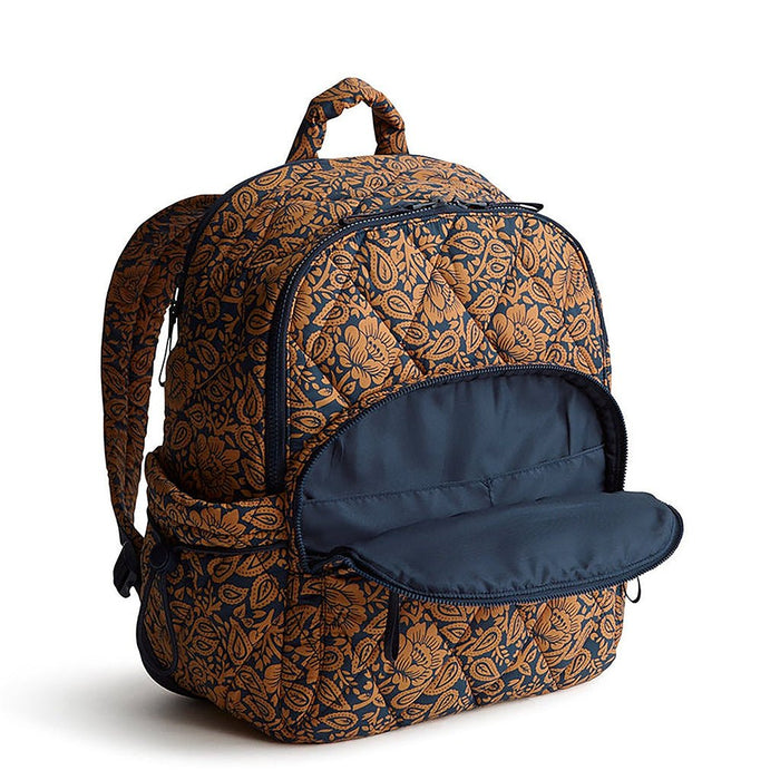 Vera Bradley : Bancroft Backpack - Lotus montage roasted pecan in Nylon - Vera Bradley : Bancroft Backpack - Lotus montage roasted pecan in Nylon