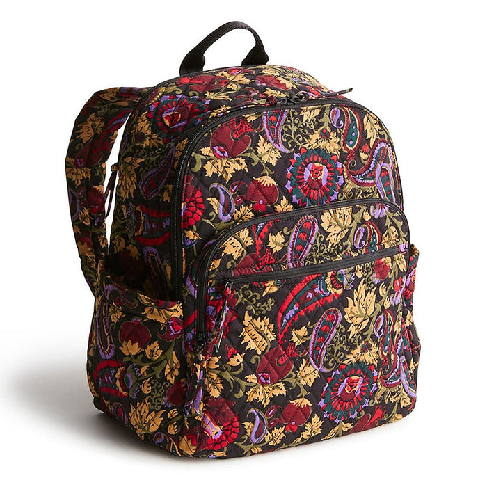 Vera Bradley : Bancroft Backpack - Midnight garden paisley in Cotton gabardine - Vera Bradley : Bancroft Backpack - Midnight garden paisley in Cotton gabardine