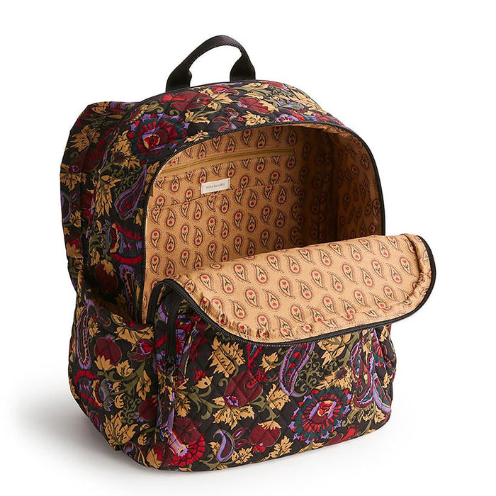 Vera Bradley : Bancroft Backpack - Midnight garden paisley in Cotton gabardine - Vera Bradley : Bancroft Backpack - Midnight garden paisley in Cotton gabardine