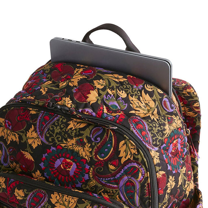 Vera Bradley : Bancroft Backpack - Midnight garden paisley in Cotton gabardine - Vera Bradley : Bancroft Backpack - Midnight garden paisley in Cotton gabardine