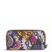 Vera Bradley : Continental Wallet - Colorful Bouquet in Cotton Gabardine - Vera Bradley : Continental Wallet - Colorful Bouquet in Cotton Gabardine