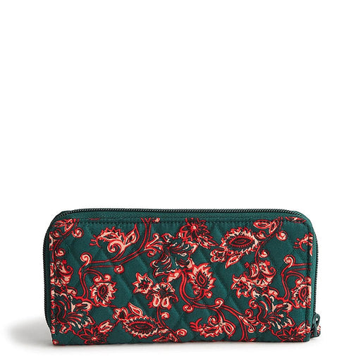 Vera Bradley : Continental Wallet - Victorian vines in Cotton Gabardine - Vera Bradley : Continental Wallet - Victorian vines in Cotton Gabardine