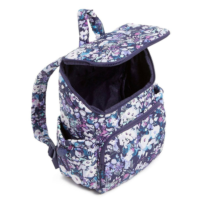 Vera Bradley : Featherweight Backpack in Artist's Garden Purple - Vera Bradley : Featherweight Backpack in Artist's Garden Purple
