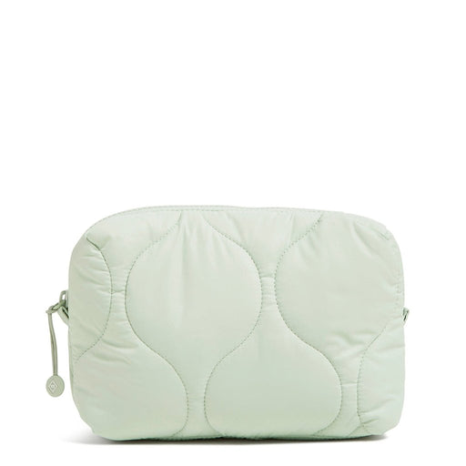 Vera Bradley : Featherweight Medium Cosmetic Bag in Calm Mint - Vera Bradley : Featherweight Medium Cosmetic Bag in Calm Mint