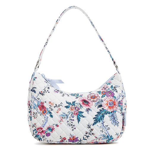 Vera Bradley : Frannie Crescent Crossbody Bag in Magnifique Floral - Vera Bradley : Frannie Crescent Crossbody Bag in Magnifique Floral