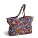 Vera Bradley : Hathaway Tote Bag - Colorful Bouquet in Cotton Gabardine - Vera Bradley : Hathaway Tote Bag - Colorful Bouquet in Cotton Gabardine