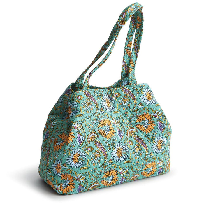 Vera Bradley : Hathaway Tote Bag - Gemstone Paisley in Cotton Gabardine - Vera Bradley : Hathaway Tote Bag - Gemstone Paisley in Cotton Gabardine