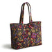 Vera Bradley : Hathaway Tote Bag - Midnight garden paisley in Cotton Gabardine - Vera Bradley : Hathaway Tote Bag - Midnight garden paisley in Cotton Gabardine