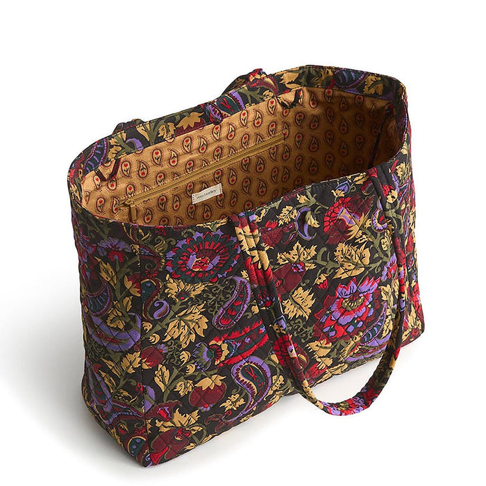 Vera Bradley : Hathaway Tote Bag - Midnight garden paisley in Cotton Gabardine - Vera Bradley : Hathaway Tote Bag - Midnight garden paisley in Cotton Gabardine