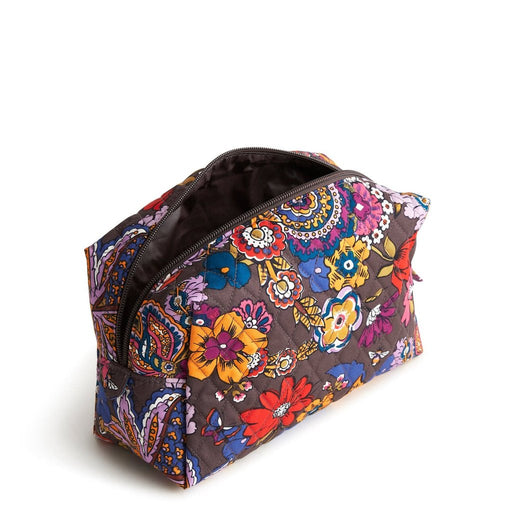 Vera Bradley : Large Cosmetic Bag - Colorful Bouquet in Cotton Gabardine - Vera Bradley : Large Cosmetic Bag - Colorful Bouquet in Cotton Gabardine