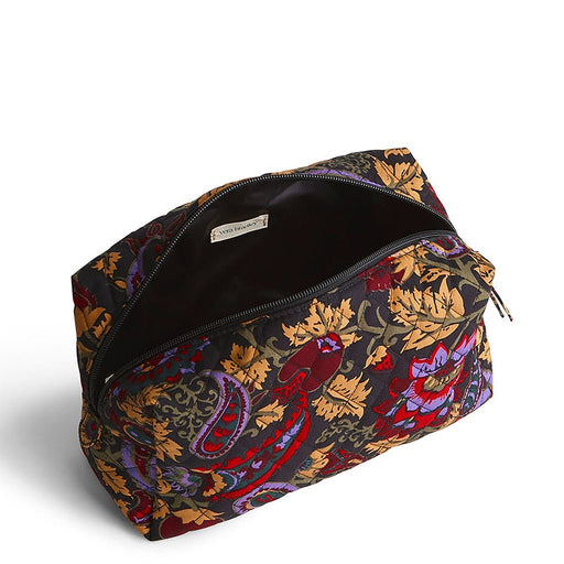 Vera Bradley : Large Cosmetic Bag - Midnight garden paisley in Cotton Gabardine - Vera Bradley : Large Cosmetic Bag - Midnight garden paisley in Cotton Gabardine