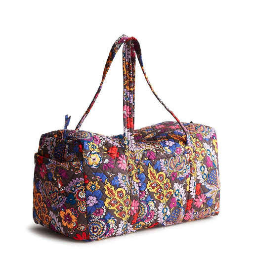 Vera Bradley : Large Original Duffel Bag - Colorful Bouquet in Cotton Gabardine - Vera Bradley : Large Original Duffel Bag - Colorful Bouquet in Cotton Gabardine