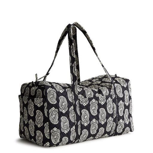 Vera Bradley : Large Original Duffel Bag - Iconic Paisley Moonless Night in Cotton Gabardine - Vera Bradley : Large Original Duffel Bag - Iconic Paisley Moonless Night in Cotton Gabardine