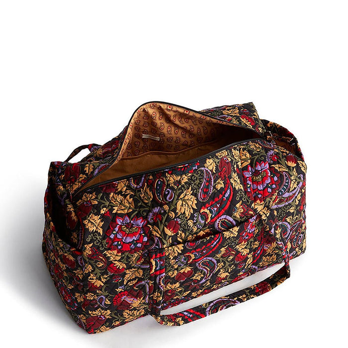 Vera Bradley : Large Original Duffel Bag - Midnight Garden Paisley in Cotton Gabardine - Vera Bradley : Large Original Duffel Bag - Midnight Garden Paisley in Cotton Gabardine