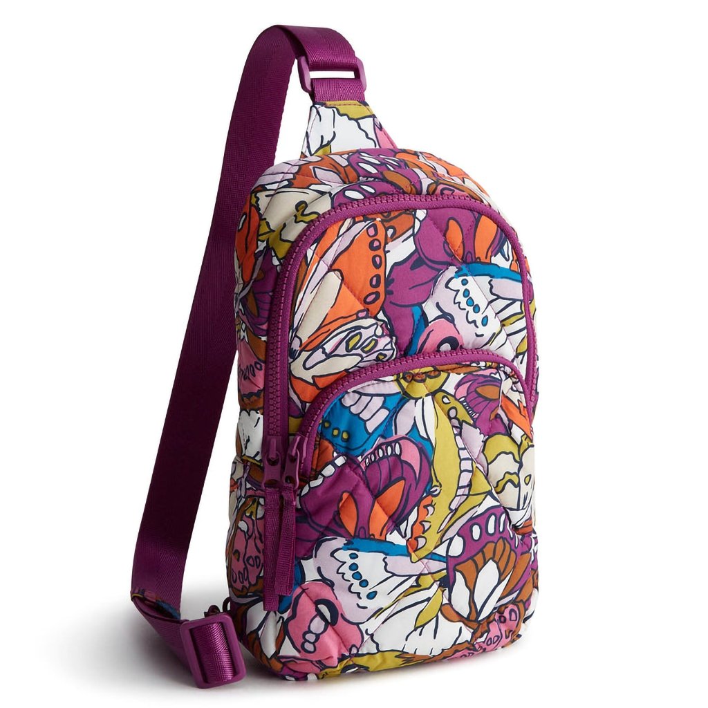 Vera Bradley : Lorman Sling Backpack - Flutter in Nylon - Annies ...