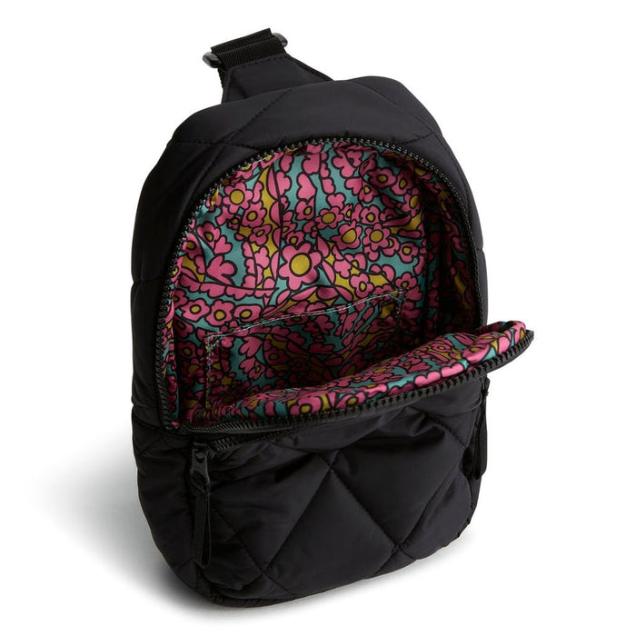 Vera Bradley : Lorman Sling Backpack - Moonless Night in Nylon - Vera Bradley : Lorman Sling Backpack - Moonless Night in Nylon