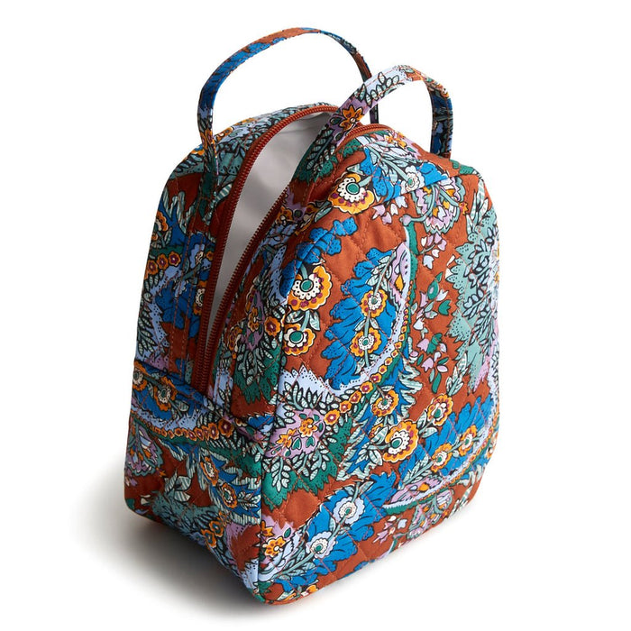 Vera Bradley : Lunch Bag - Flowers + feathers in Cotton gabardine - Vera Bradley : Lunch Bag - Flowers + feathers in Cotton gabardine