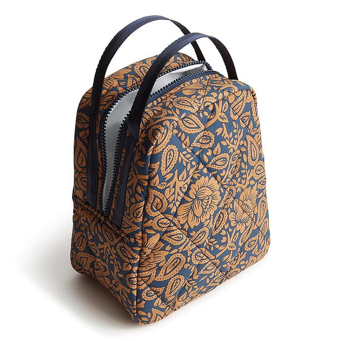 Vera Bradley : Lunch Bag - Lotus montage roasted pecan in Nylon - Vera Bradley : Lunch Bag - Lotus montage roasted pecan in Nylon