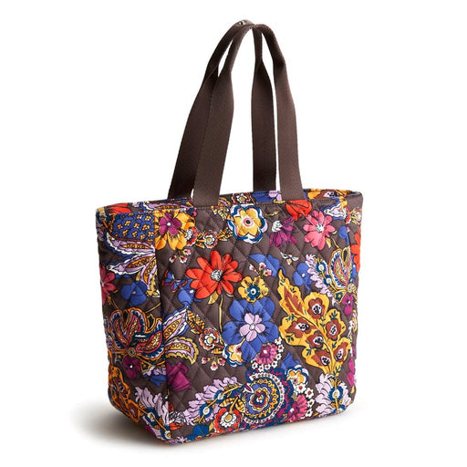 Vera Bradley : Lunch Tote - Colorful Bouquet in Cotton Gabardine - Vera Bradley : Lunch Tote - Colorful Bouquet in Cotton Gabardine