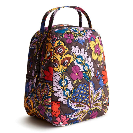 Vera Bradley : Lunch Tote - Colorful Bouquet in Cotton Gabardine - Vera Bradley : Lunch Tote - Colorful Bouquet in Cotton Gabardine