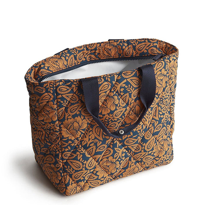 Vera Bradley : Lunch Tote - Lotus montage roasted pecan in Nylon - Vera Bradley : Lunch Tote - Lotus montage roasted pecan in Nylon