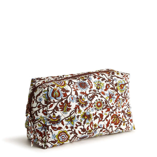 Vera Bradley : Medium Cosmetic Bag - Marrakesh Vines Cream in Cotton Gabardine - Vera Bradley : Medium Cosmetic Bag - Marrakesh Vines Cream in Cotton Gabardine