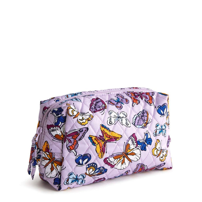 Vera Bradley : Medium Cosmetic Bag - Wing In Flight in Cotton Gabardine - Vera Bradley : Medium Cosmetic Bag - Wing In Flight in Cotton Gabardine