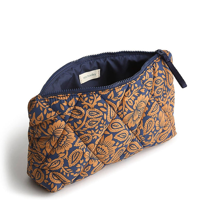 Vera Bradley : Medium Pouch - Lotus montage roasted pecan in Nylon - Vera Bradley : Medium Pouch - Lotus montage roasted pecan in Nylon