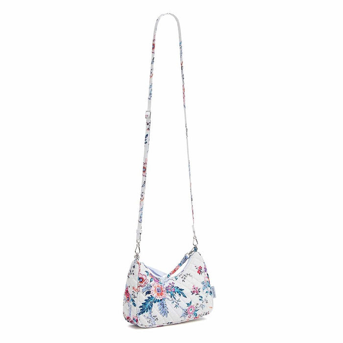 Vera Bradley : Mini Frannie Crescent Crossbody Bag in Magnifique Floral - Vera Bradley : Mini Frannie Crescent Crossbody Bag in Magnifique Floral