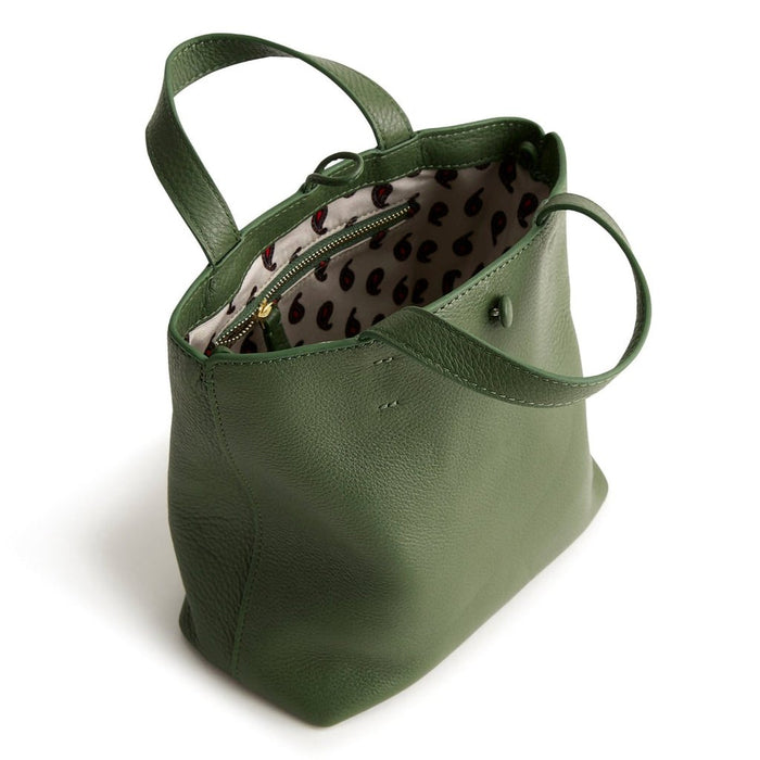 Vera Bradley : Mini Original Tote Bag - Bronze Green in Leather - Vera Bradley : Mini Original Tote Bag - Bronze Green in Leather