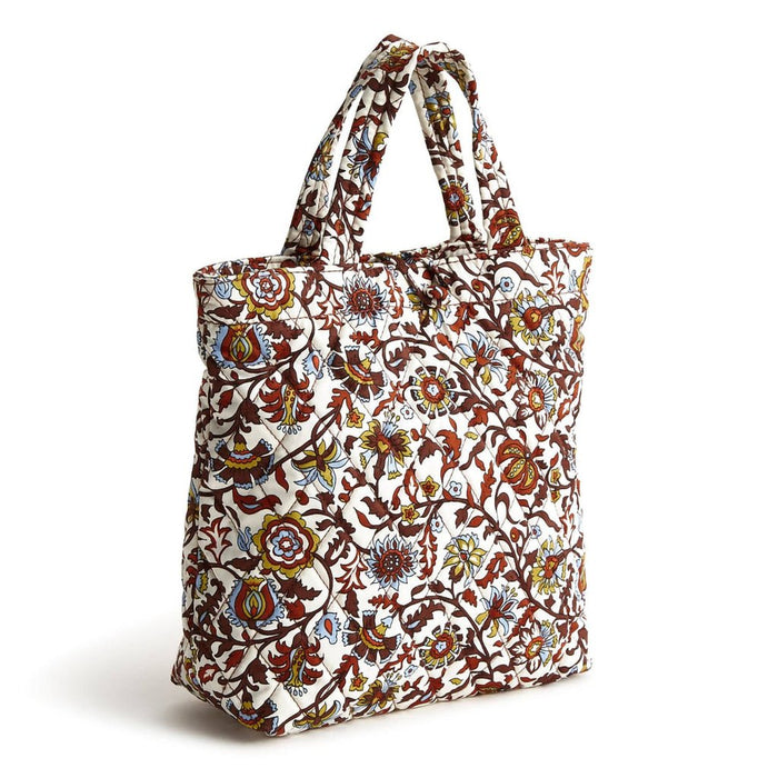 Vera Bradley : Mini Original Tote Bag - Marrakesh Vines Cream in Cotton Gabardine - Vera Bradley : Mini Original Tote Bag - Marrakesh Vines Cream in Cotton Gabardine