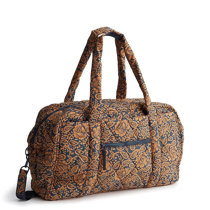 Vera Bradley : Miramar Weekender - Lotus montage roasted pecan in Nylon - Vera Bradley : Miramar Weekender - Lotus montage roasted pecan in Nylon