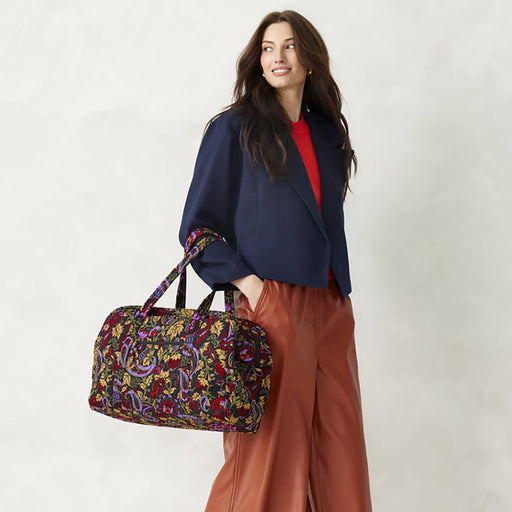 Vera Bradley : Miramar Weekender - Midnight garden paisley in Cotton Gabardine - Vera Bradley : Miramar Weekender - Midnight garden paisley in Cotton Gabardine