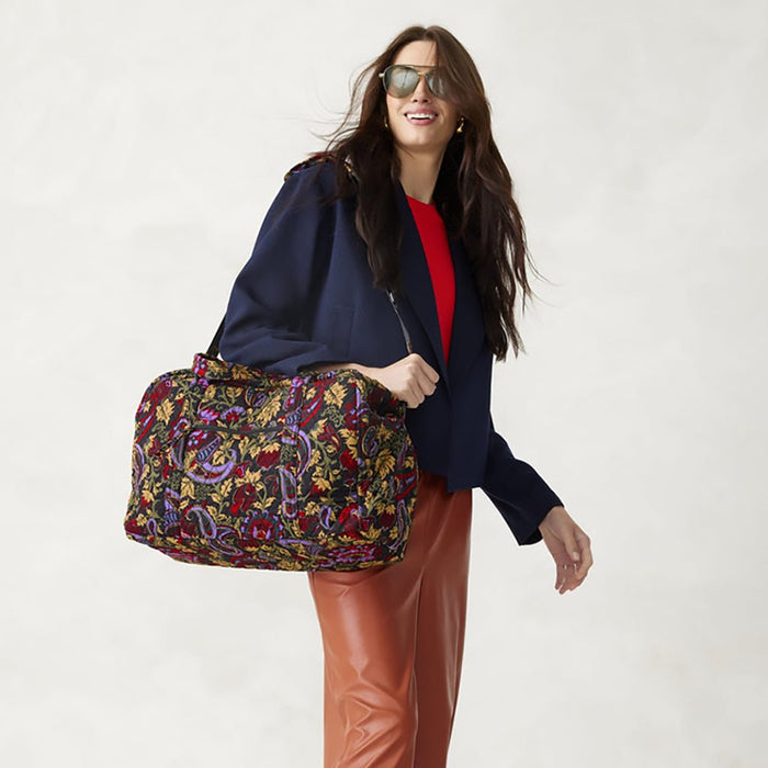 Vera Bradley : Miramar Weekender - Midnight garden paisley in Cotton Gabardine - Vera Bradley : Miramar Weekender - Midnight garden paisley in Cotton Gabardine